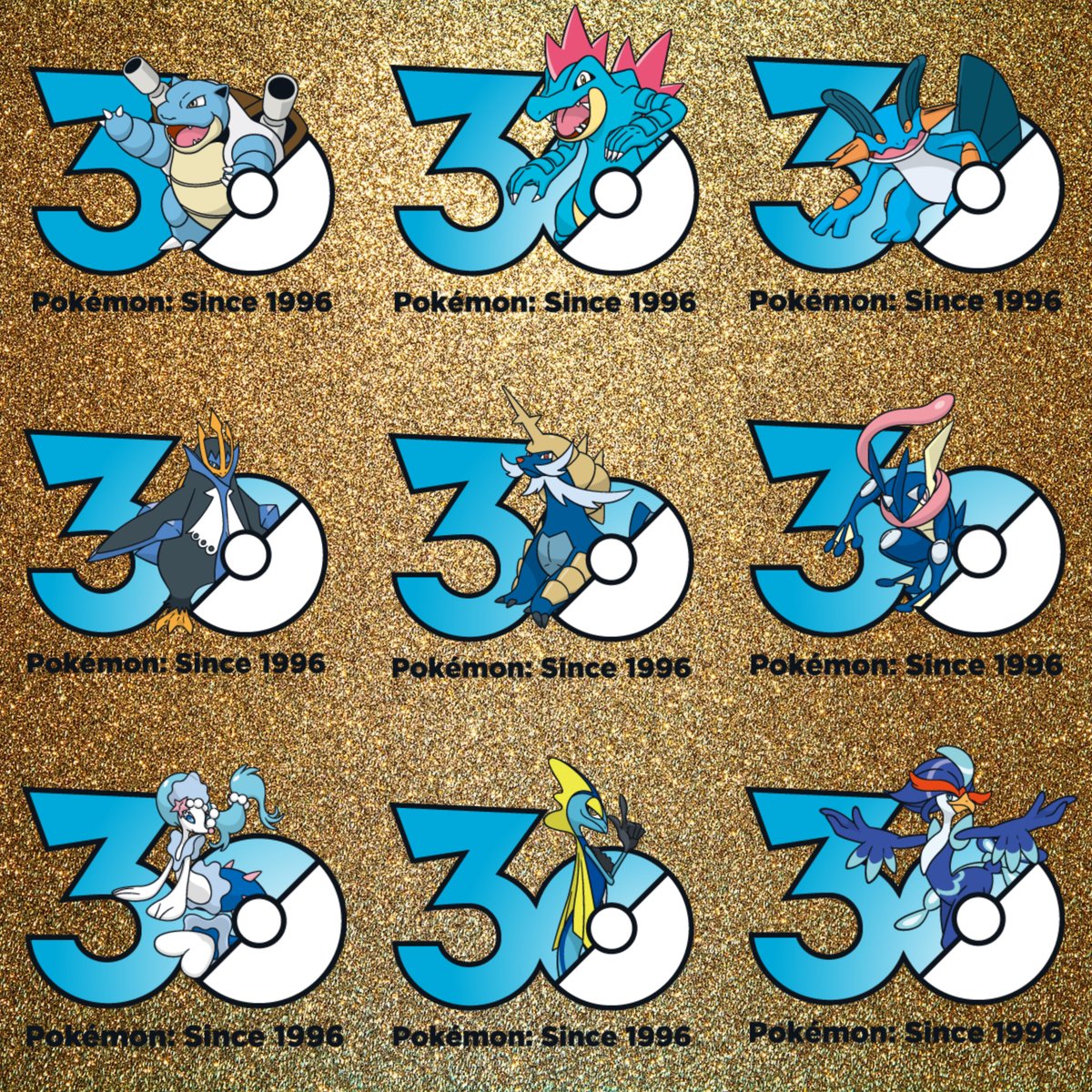 みずタイプ御三家💧 #ポケモン30周年 #PR