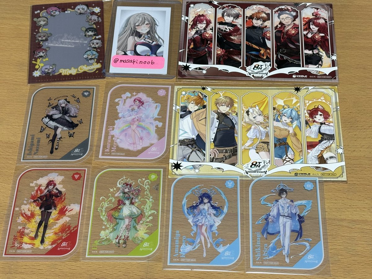 まさきん(アニメ用、お声かけ用)プロカ有り tweet media