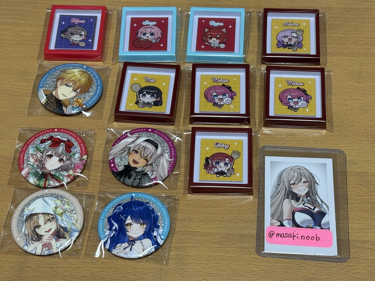 まさきん(アニメ用、お声かけ用)プロカ有り tweet media