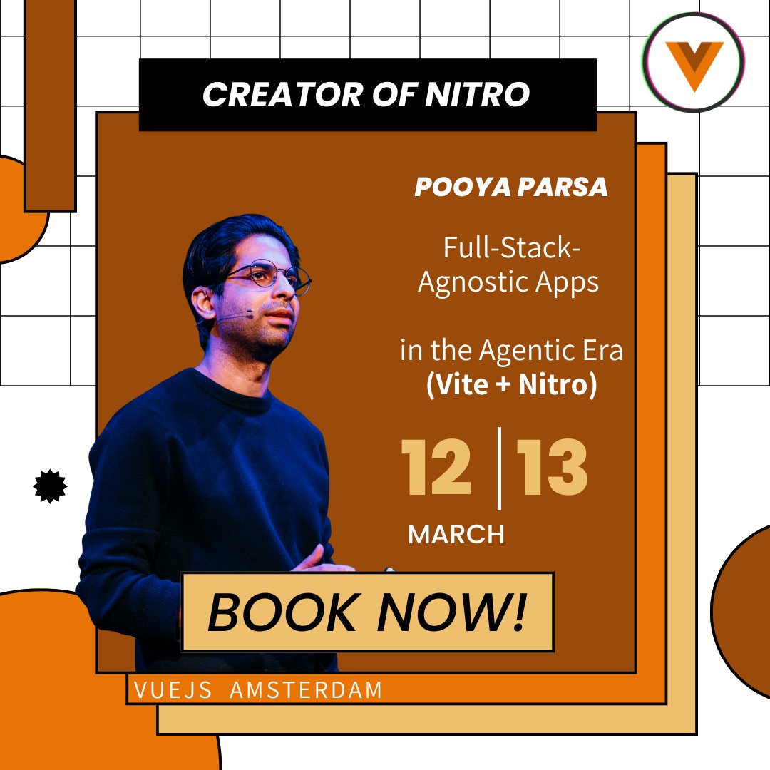 Vuejs Amsterdam tweet media