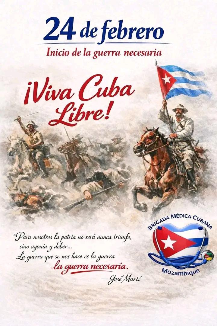 El 24 de febrero de 1895 marcó el inicio de la Guerra Necesaria, un levantamiento concebido por #JoséMartí y liderado por el Partido Revolucionario Cubano con el objetivo de alcanzar la independencia definitiva de Cuba.#CubaViveEnSuHistoria #LatiendoConFidel #LatirAvileño
