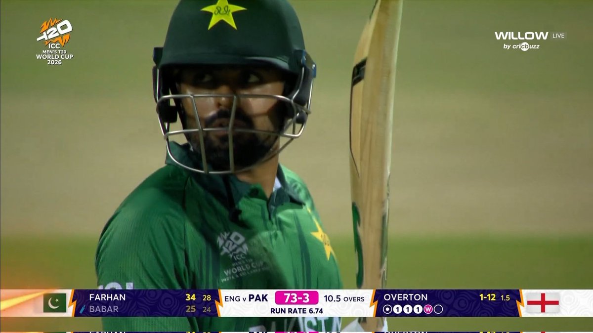 Pathani1121's tweet photo. TukTuk academy coach Babar Azam bolwed .. 
TukTuk Babar 25(23)
Pak vs Eng #worldcup #t20 #PakVsEng #England https://t.co/BViJoOGobx