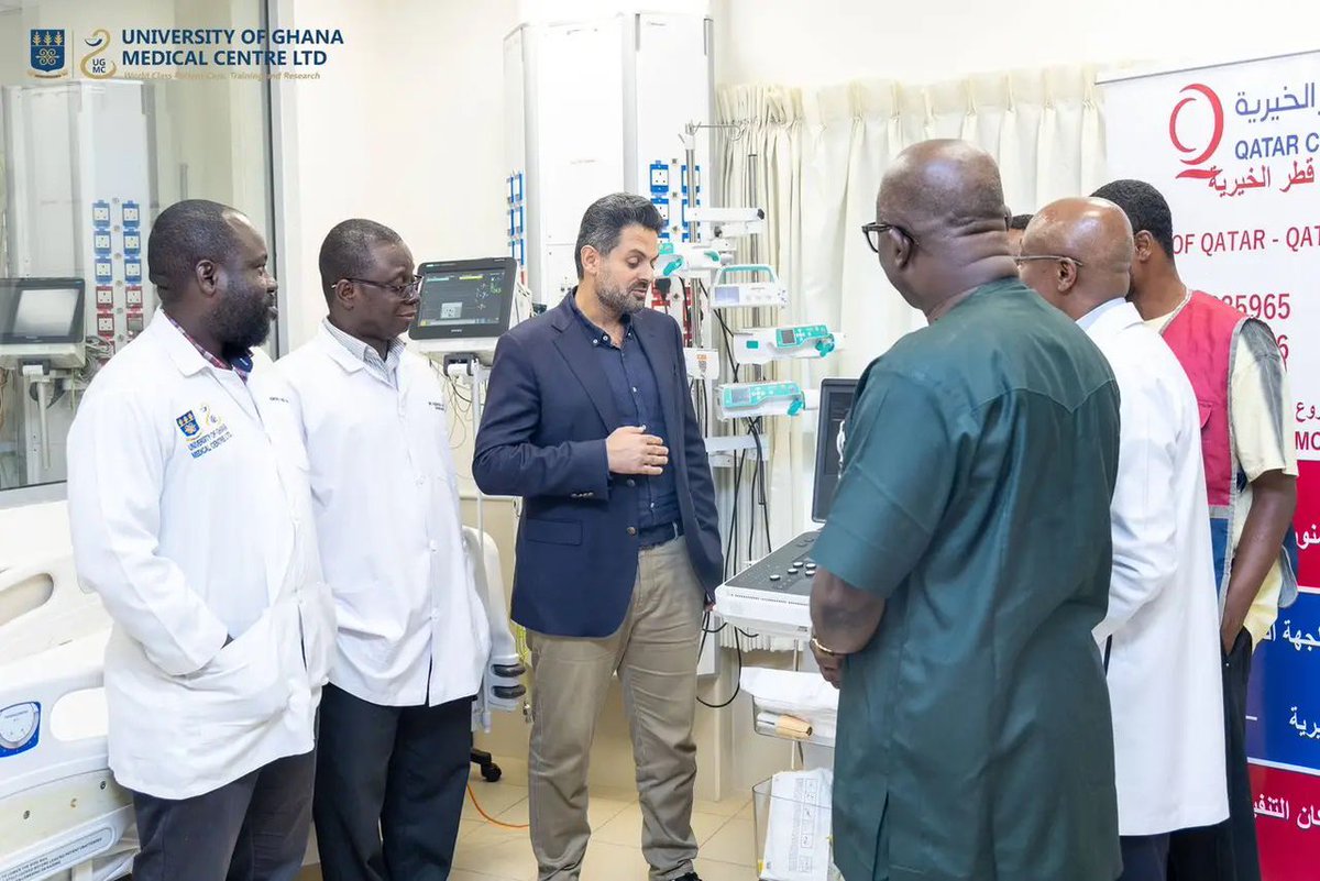 ugmedicalcentre's tweet image. Heartfelt thanks to Qatar Charity for donating an Echo Machine worth GHS 630, 000 to the Cardiology Department of UGMC.
#TogetherWeCan
#WorldClassPatientCare