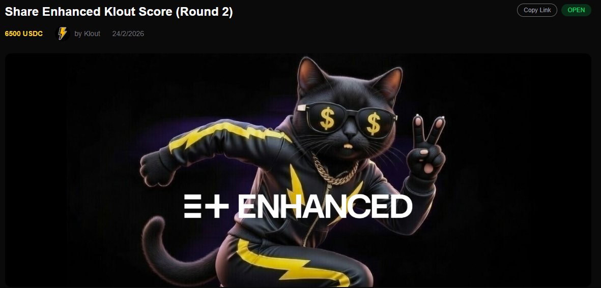 Noora_Web3's tweet image. gKlout 

Attention isn’t random anymore it’s measurable. @kloutgg

Round 2 of #ENHANCED isn’t just another campaign.
It’s proof that influence can be structured, scored, and monetized transparently.

Higher Klout Score.
Higher CPM.
Clear incentives.

That’s the shift from posting