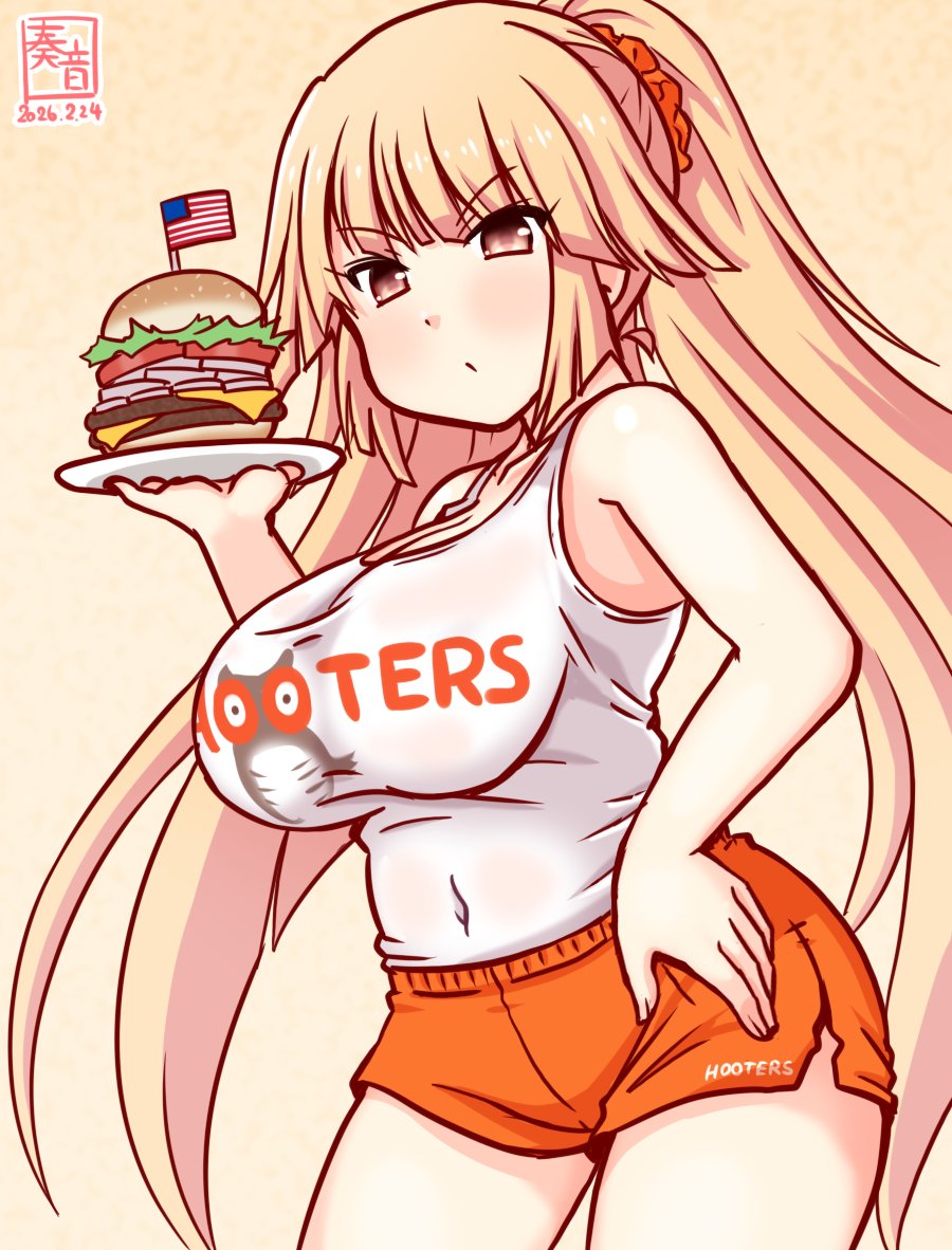 「提督、なによ?
 こう見えてあたし、忙しいんだから!」

※遅刻+20分
#艦これ版真剣お絵描き60分一本勝負_20260224
#ブルックリン 