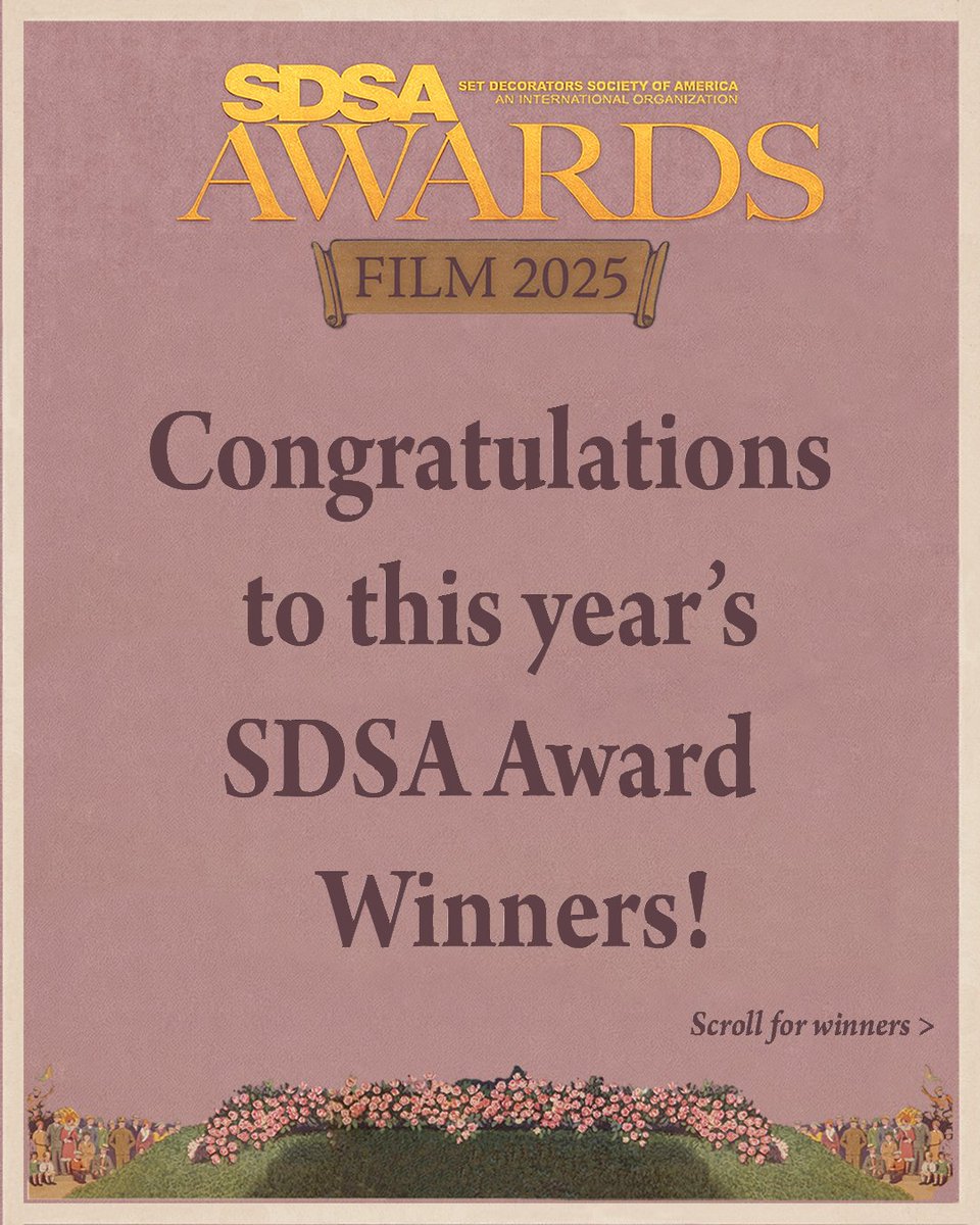 Set Decorators Society of America tweet media