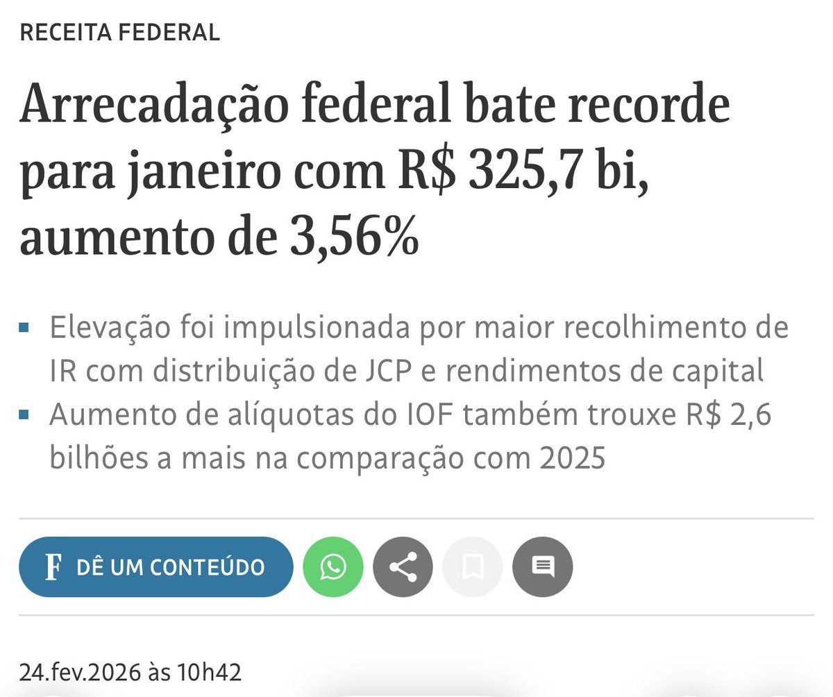 Recorde de arrecadação e os fdp ainda aumentam impostos s/ importação de 1000 produtos. Querem LIMPAR o bolso da classe média. Sobrar nada.

Numa boa, quem ainda cogita reeleger esse bando +4 anos é intelectualmente irrecuperável.