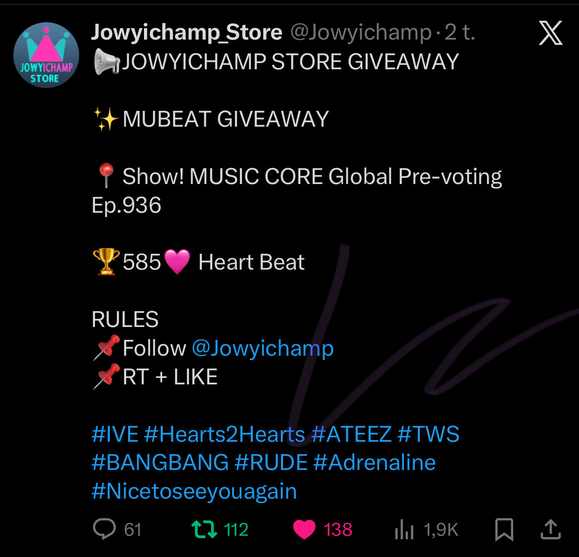 xpkitten's tweet photo. @Jowyichamp #ATEEZ https://t.co/0fAA3hKozN