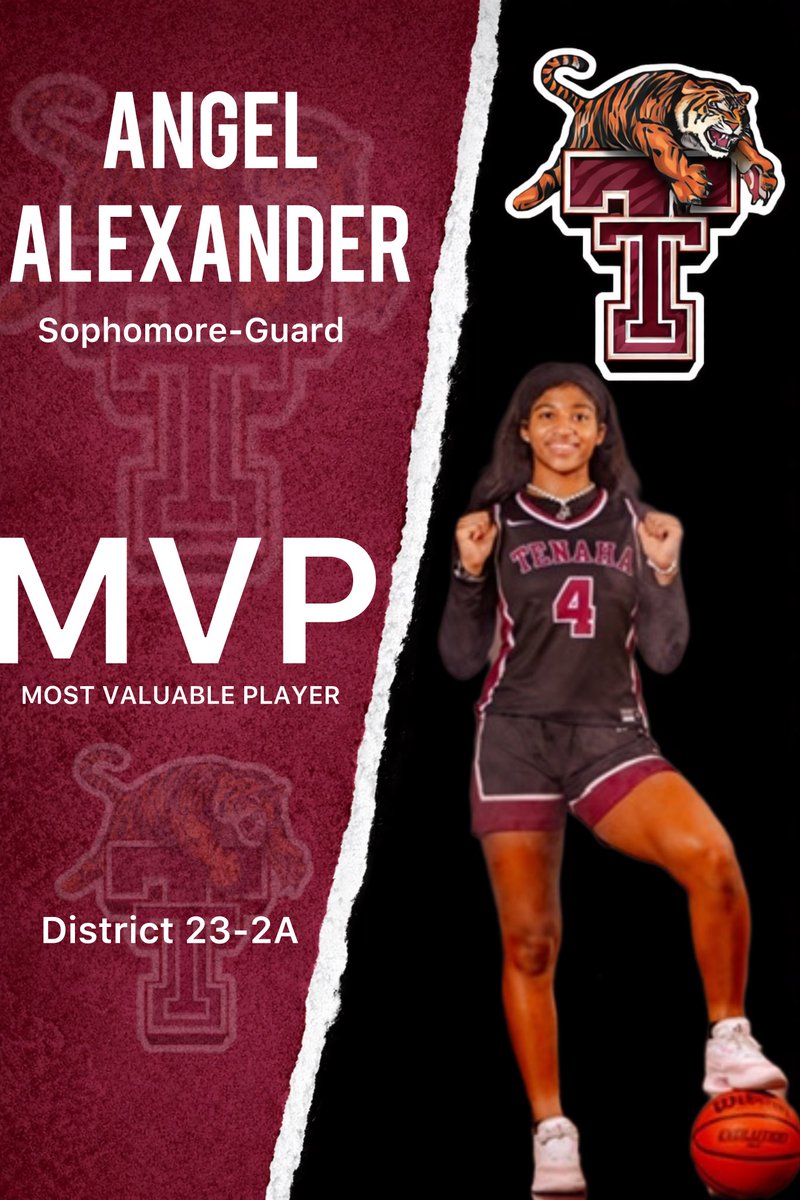 CHSLADYBRAVESBB's tweet photo. We would like to Congratulate Angel Alexander for being selected as District 23-2A Most Valuable Player @AngelH36990 https://t.co/U9fgyfhuV5