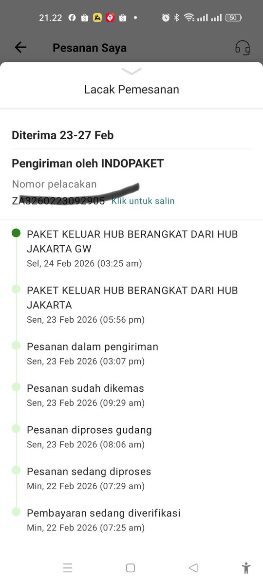 Bg79Global's tweet photo. @zaloraidn Kenapa gak di tulis diterima tgl 23 Feb - 18 Maret sebelum lebaran 🤣🤣🤣 kocakkkk layanan VIP nya #speechless https://t.co/kq9C7b1gai