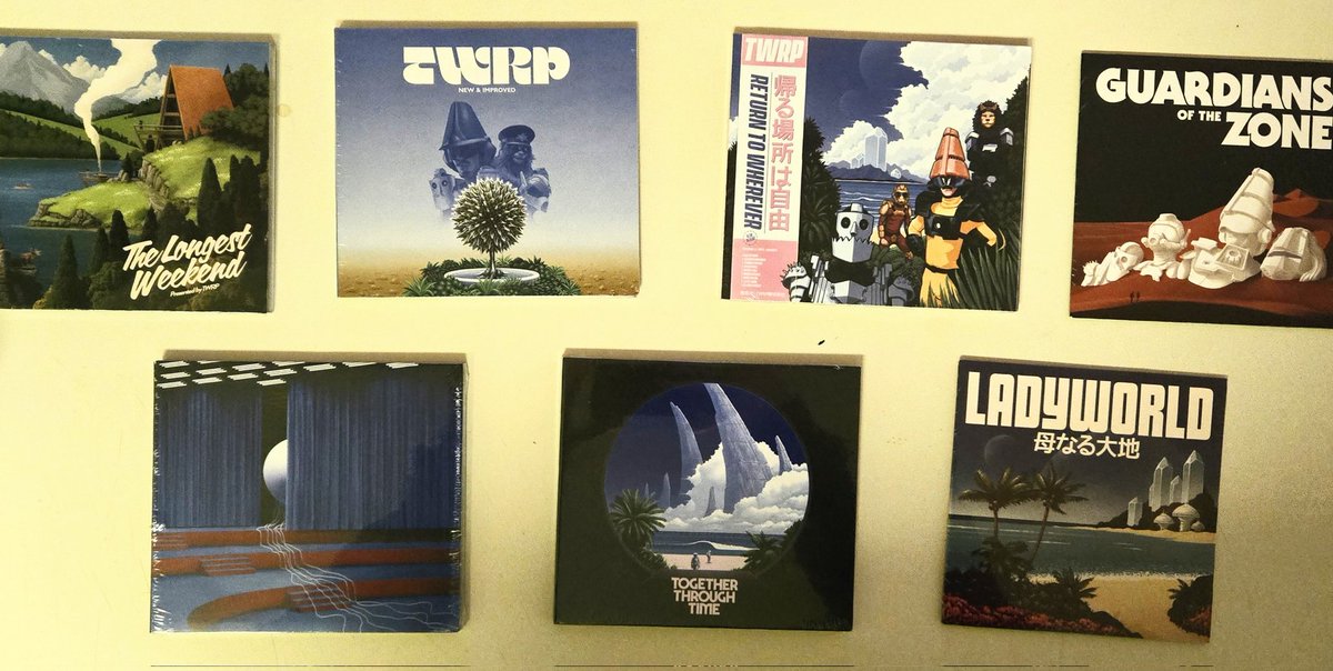 Finally... TWRP CDs... 

I'll make a display wall out of these guys, and buy the rest that I don't have this weekend 🩷
