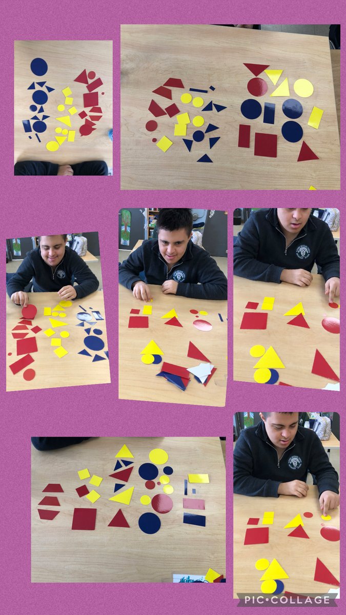 LipoMigena's tweet image. How can you sort these shapes🔴🟡🟦◼️⬛️? RAISE ss working on categorizing the shapes by different attributes( shapes, colours and sizes). @GoetzGators ⁦@DP_math⁩ #mathplay #mathplay4all ⁦@GlobalMathDept⁩ #mathisfun ⁦@DPCDSBSchools⁩