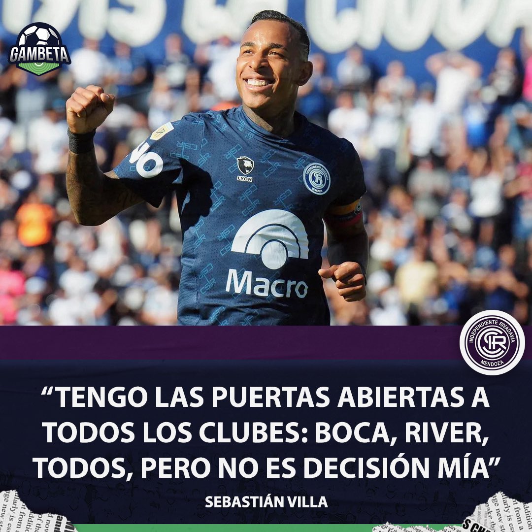 [#IndependienteRivadavia🇦🇷] Sebastián Villa, jugador de la “Lepra”

🎙️“Estoy muy tranquilo acá en Mendoza, dejo todo en manos de Díos. Primero que nazca sana nuestra hija. El mercado a mitad de año es grande, así que esperemos que se dé todo de la mejor manera para mí, para el