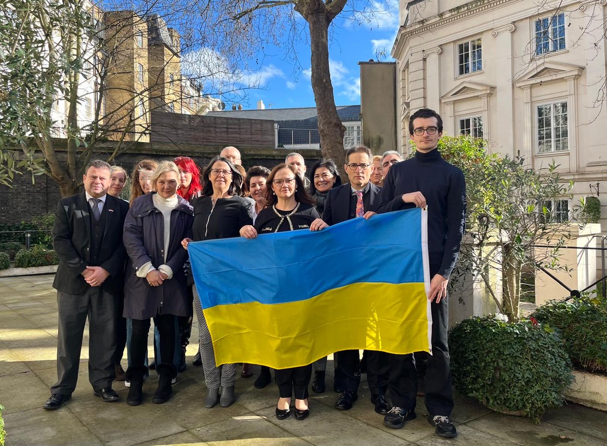 Слава Україні
Slava Ukraini
Glory to Ukraine
Gloria a Ucrania

<a href="/UkrEmbLondon/">Embassy of Ukraine to the UK</a>