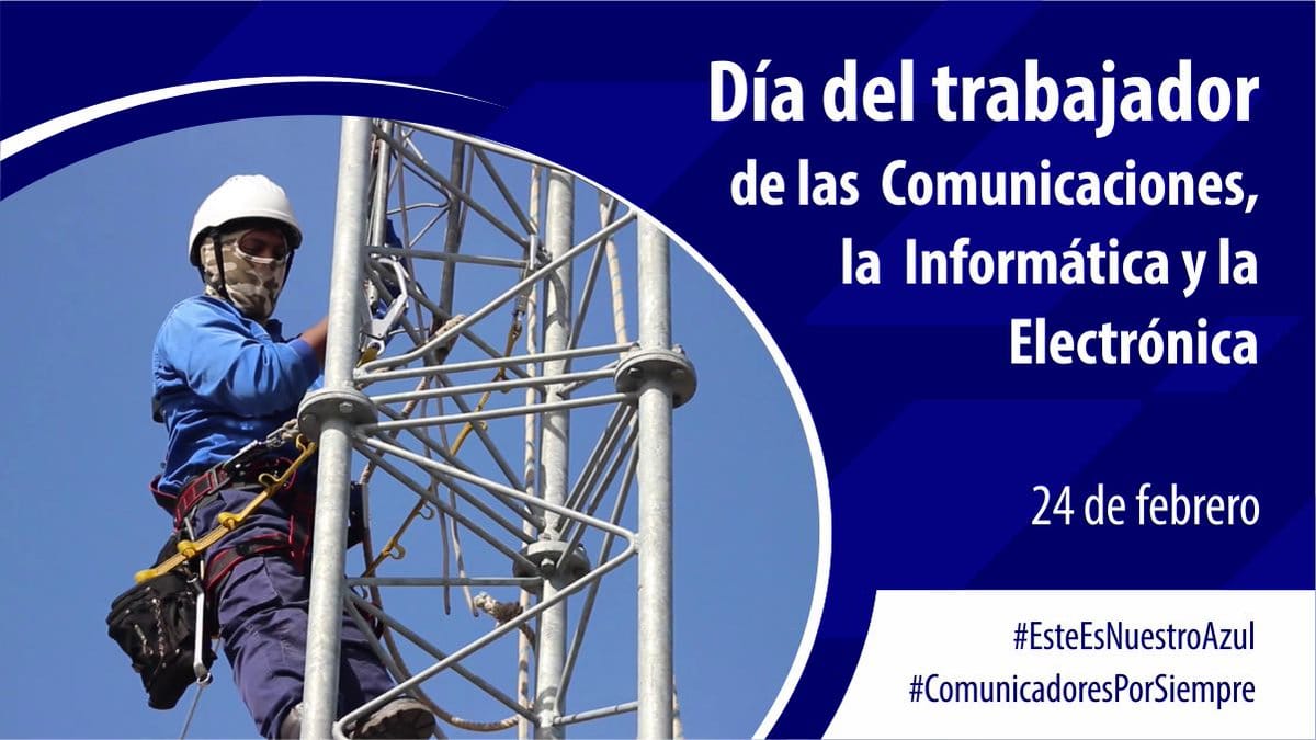 Felicidades a todos en el día del comunicador!!! 📡
#EtecsaConCuba