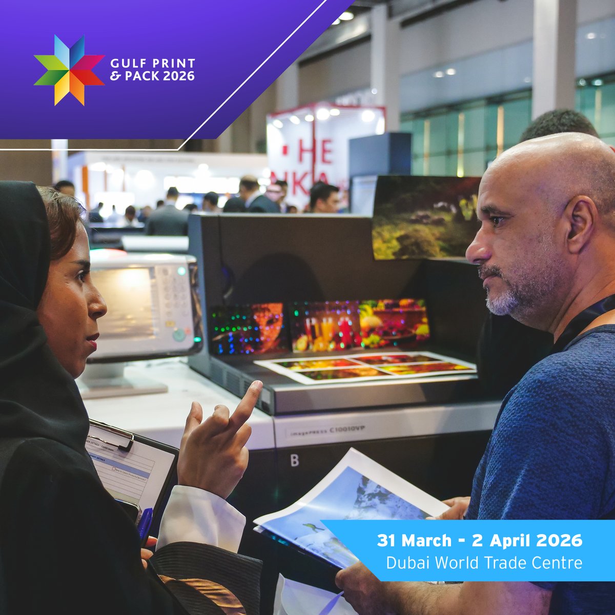 #GulfPrintPack2026 grows 15%, featuring strong brands like BOBST. Regional Director, Khaled Joundi, says it is a key event to build partnerships and shape the industry’s future through sustainability ➡️ link.informa.com/xx0

 #Print #Packaging