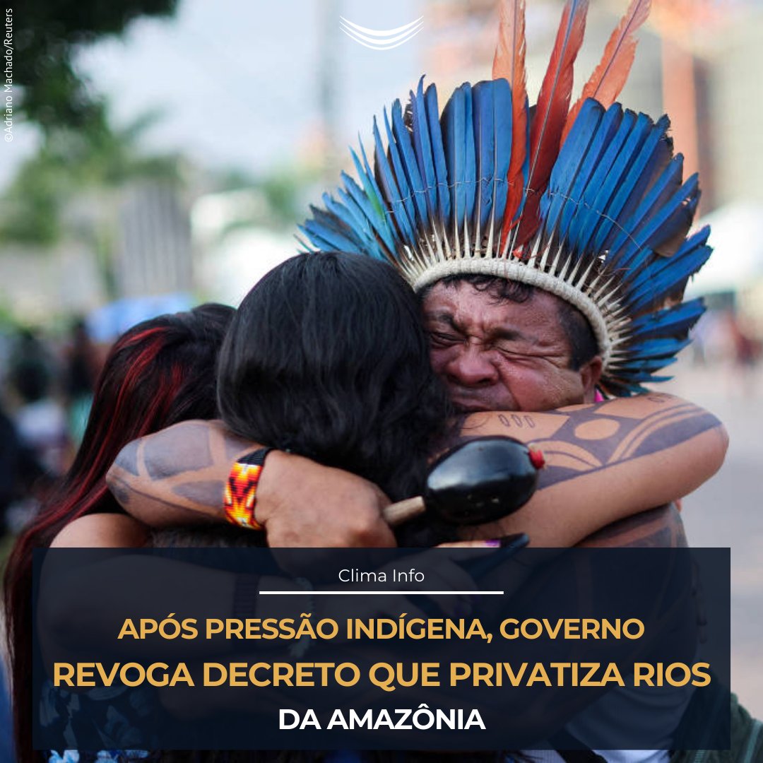proindio's tweet photo. 🏹 VITÓRIA! A mobilização indígena deu certo. Após se reunir com representantes de povos originários das regiões dos rios Tapajós, Tocantins e Madeira, o ministro Guilherme Boulos anunciou a revogação do Decreto que privatiza rios da Amazônia. 
https://t.co/RNIm4U30Ov https://t.co/sCJeiLkhAT