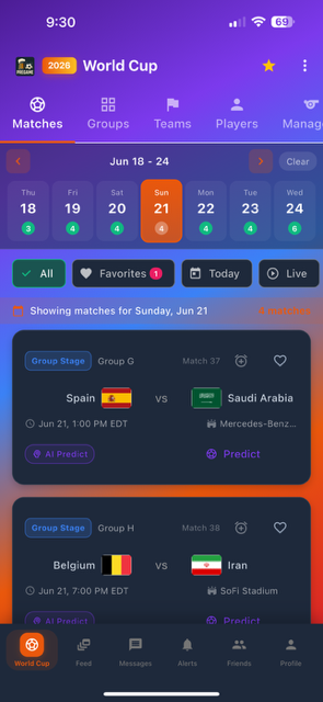 PregameChris's tweet photo. 🗓️ 104 matches. June 11 → July 19.

All in your timezone.

📅 Browse by date
🔍 Filter by group or knockout round
⏰ Set match reminders
🤖 AI insights on every game

https://t.co/ZManr0GNB7

#WorldCup2026  @FIFAWorldCup @FOXSoccer #WorldCup2026 #WC2026 https://t.co/kh7slK3zsn