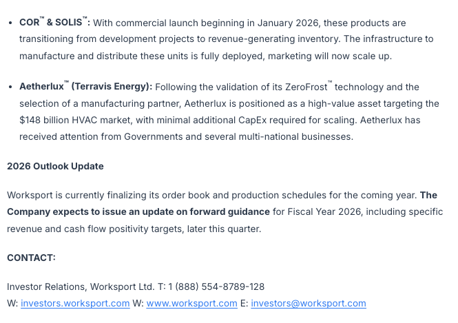 og_tigress's tweet image. $WKSP #advertisement

WKSP reported a breakout Q4 for 2025 with revenues up 65% YoY and gross profit up 380%. Full year revenue growth was over 91%.

"Our Q4 results demonstrate that our U.S. manufacturing engine is not just operational, but highly resilient," said Steven Rossi,