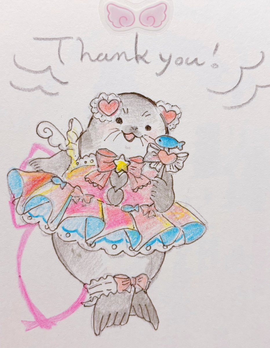pm_nw5's tweet photo. 魔法少女🪄きゆわアザラシ🦭🎀 https://t.co/qaow5MQLlO