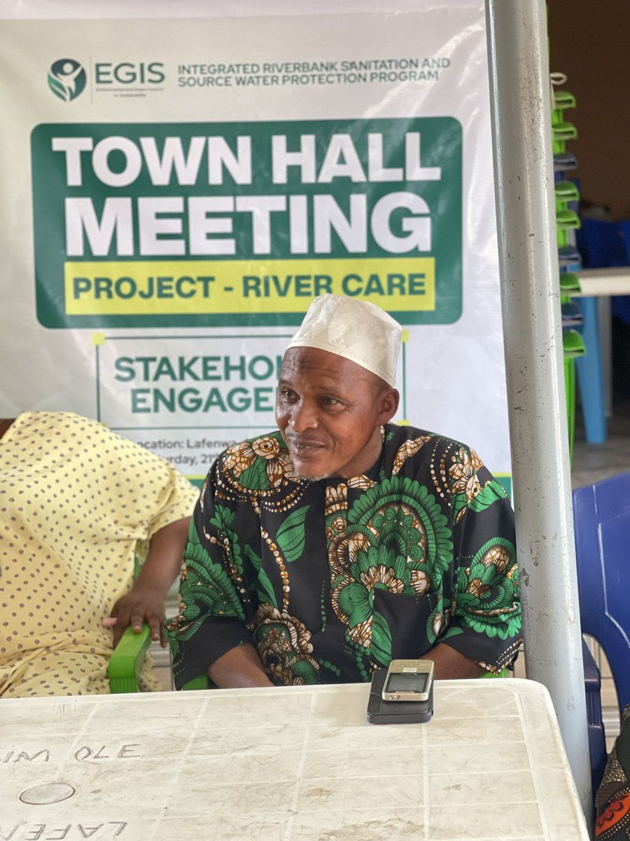 egisinitiative's tweet photo. First step toward a cleaner and healthier Ogun River. We held our Town Hall meeting to engage stakeholders at Lafenwa community towards our Project-River Care, exchanging ideas, environmental sustainability, river care and effective waste management. @FMEnvng @UNFCCC @EarthCorps https://t.co/AKLsv4OgaH