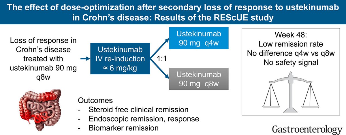 DrAnuraagJ's tweet photo. The effect of dose-intensification after secondary loss of response to ustekinumab in Crohn’s disease: Results of the REScUE study
https://t.co/Aw4pzxRb0l
#IBDtwitter https://t.co/O5oDuk4O69