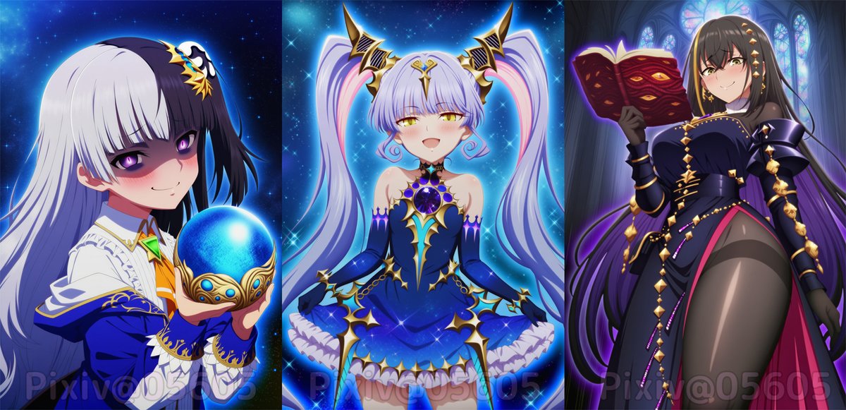 05605ai2's tweet photo. シャドバ新パック 
「Apocalypse Pact / アポカリプス・パクト」

🤍魔恋の慕情・シイム🖤
💙旧き天剣・イドメタ💙
🖤崇高の憎悪・カンディマ🖤

#シャドバWB #アポカリプス・パクト https://t.co/3FjO10lHRA