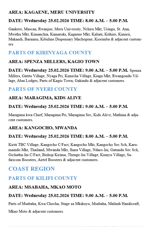 Kenya Power tweet media