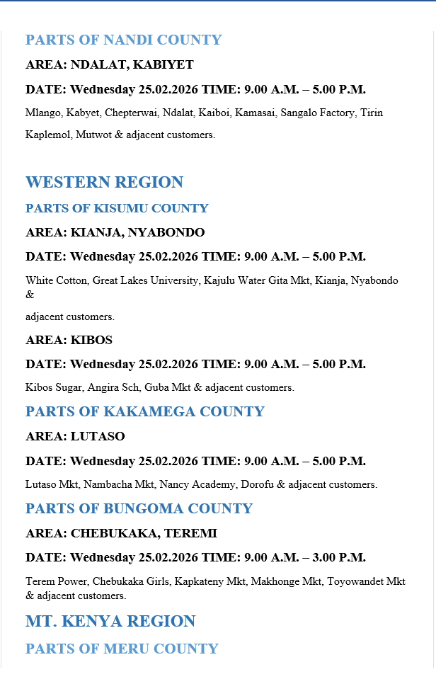 Kenya Power tweet media