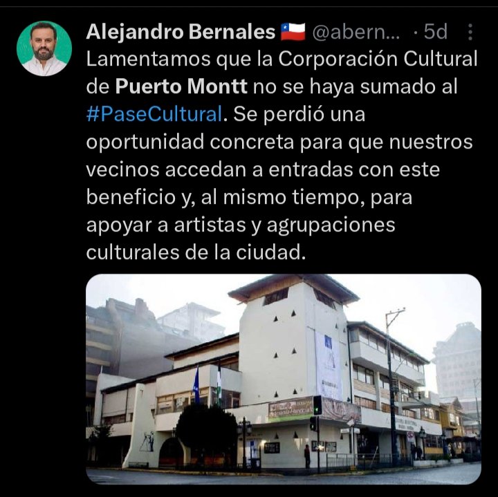 mutante321's tweet photo. 🟣Alcalde @RNchile de #PuertoMontt recibió a @joseantoniokast, con criticas a gestión de ministra del @mop_chile. Que se ocupe de pagar a artistas locales del #FestivalCapital. Más ahora que Corporación Cultural se suma a boicot del #PaseCultural, como dice @abernales 🤷
#Temuco https://t.co/nbSA4oCgwa