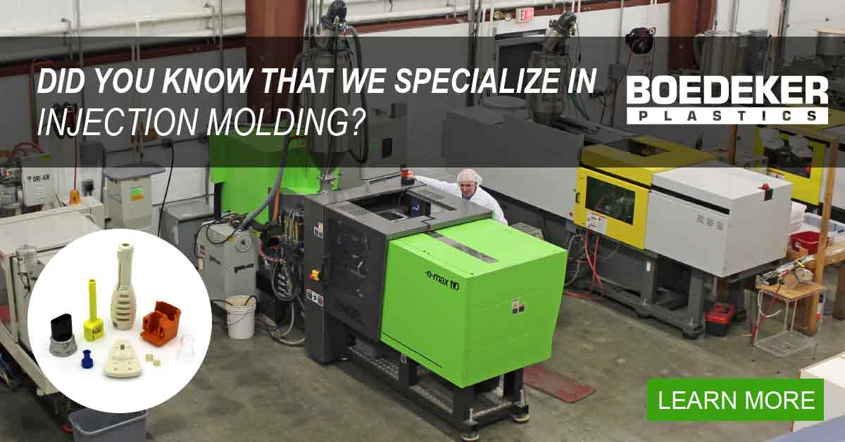 boedekercom's tweet image. Did you know that we specialize in Injection Molding? Learn how we do Injection Molding the Boedeker Way @ na2.hubs.ly/H03TsGN0 with insert molding, over-molding, in-house mold design, mold flow analysis, and more. #injectionmolding #plastics #plasticstheboedekerway