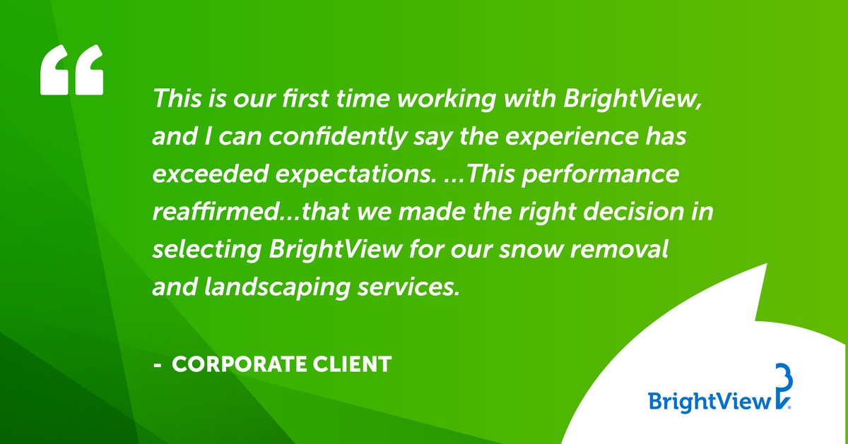 BrightView tweet media