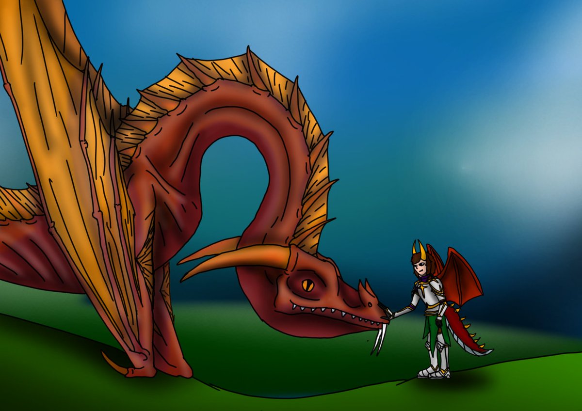 Vtuber vs Their Mascot

Pra quem não sabe eu tenho um wyvern de estimação