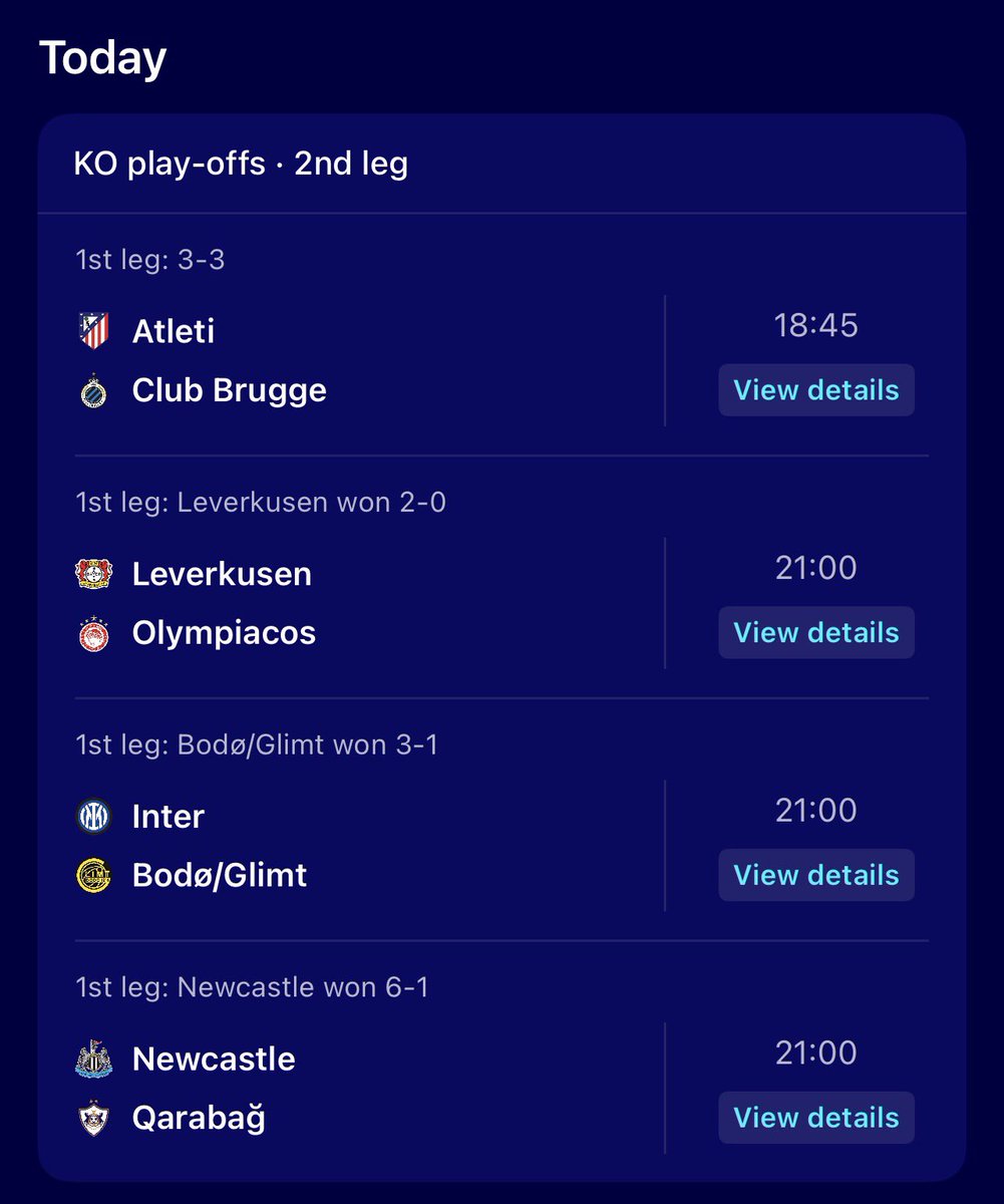 Champions league night, whats your take ?