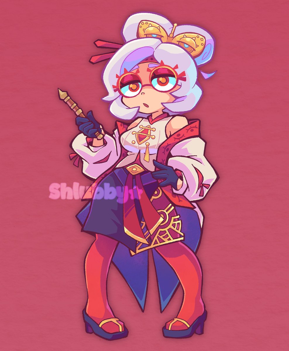 Drew the lovely Miss Purah for <a href="/TheKleesh/">Kleesh</a> 's birthday 😌