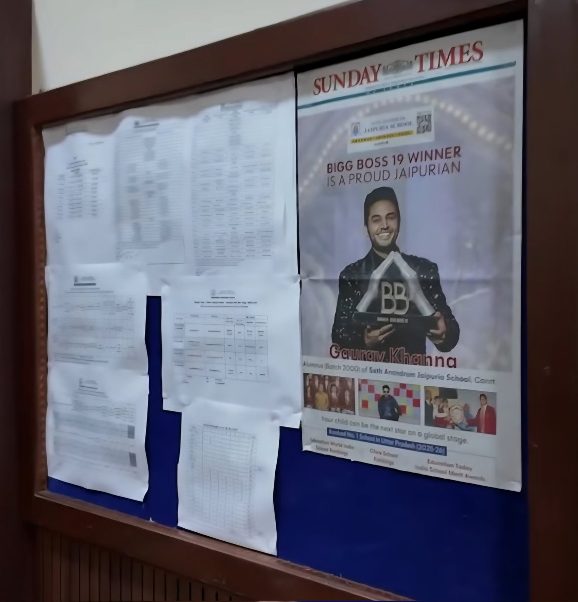Tell me one BB contestant who hs bn proudly celebrated by his/her school the way #GauravKhanna is being done
Hope the ppl who kept asking GK KYA KAREGA, hv got their answer now!
Cheers to the classiest &amp; most dignified contestant of entire BB history!
<a href="/iamgauravkhanna/">Gaurav Khanna</a>
#BiggBoss19