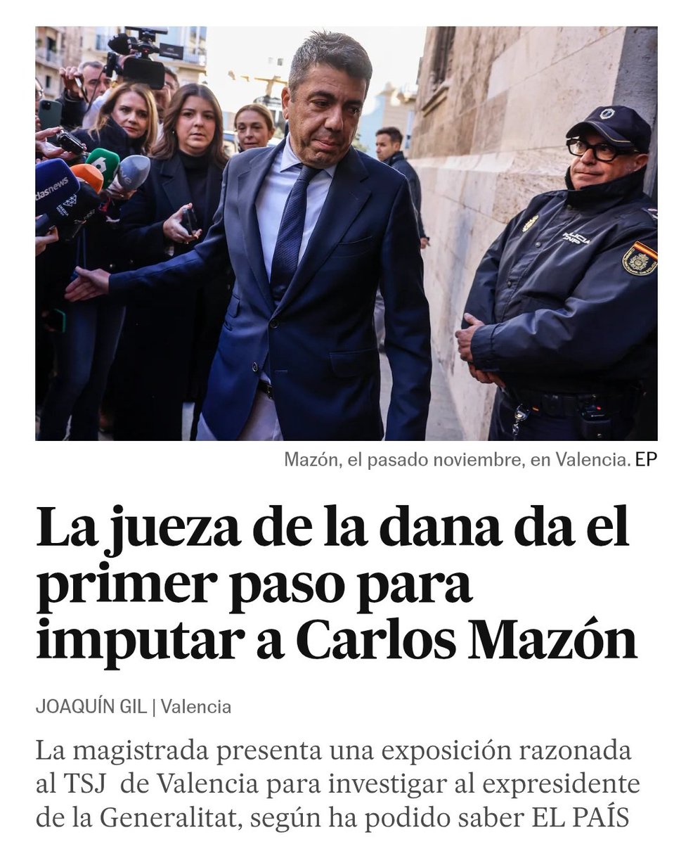 Breve recordatorio de que tanto PP como VOX siguen protegiendo y defendiendo la actuación de este tipejo, que estuvo 5 putas horas tocándose los huevos, tomando pacharán y viendo llover por la ventana del reservado del Ventorro mientras su pueblo se ahogaba en 2 metros de lodo.