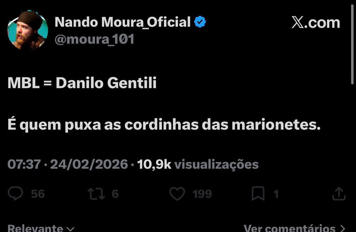 Danilo Gentili tweet media