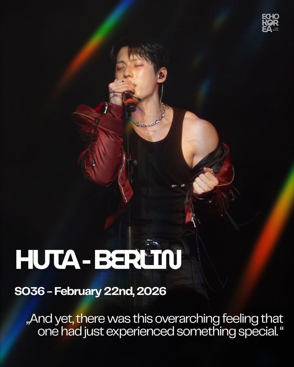 echokorea_de's tweet photo. Sunday evening in Berlin and SO36 was dancing!
HUTA (Lee Minhyuk) celebrated his first show in Germany with 90 minutes of rap, vocals and lots of interaction with the audience. 
More impressions here: 

https://t.co/E4xnR1boQA 

#HOOK #WHO_KING #HUTA #HUTAinEurope #HUTAZONE https://t.co/QN6JfojiNG