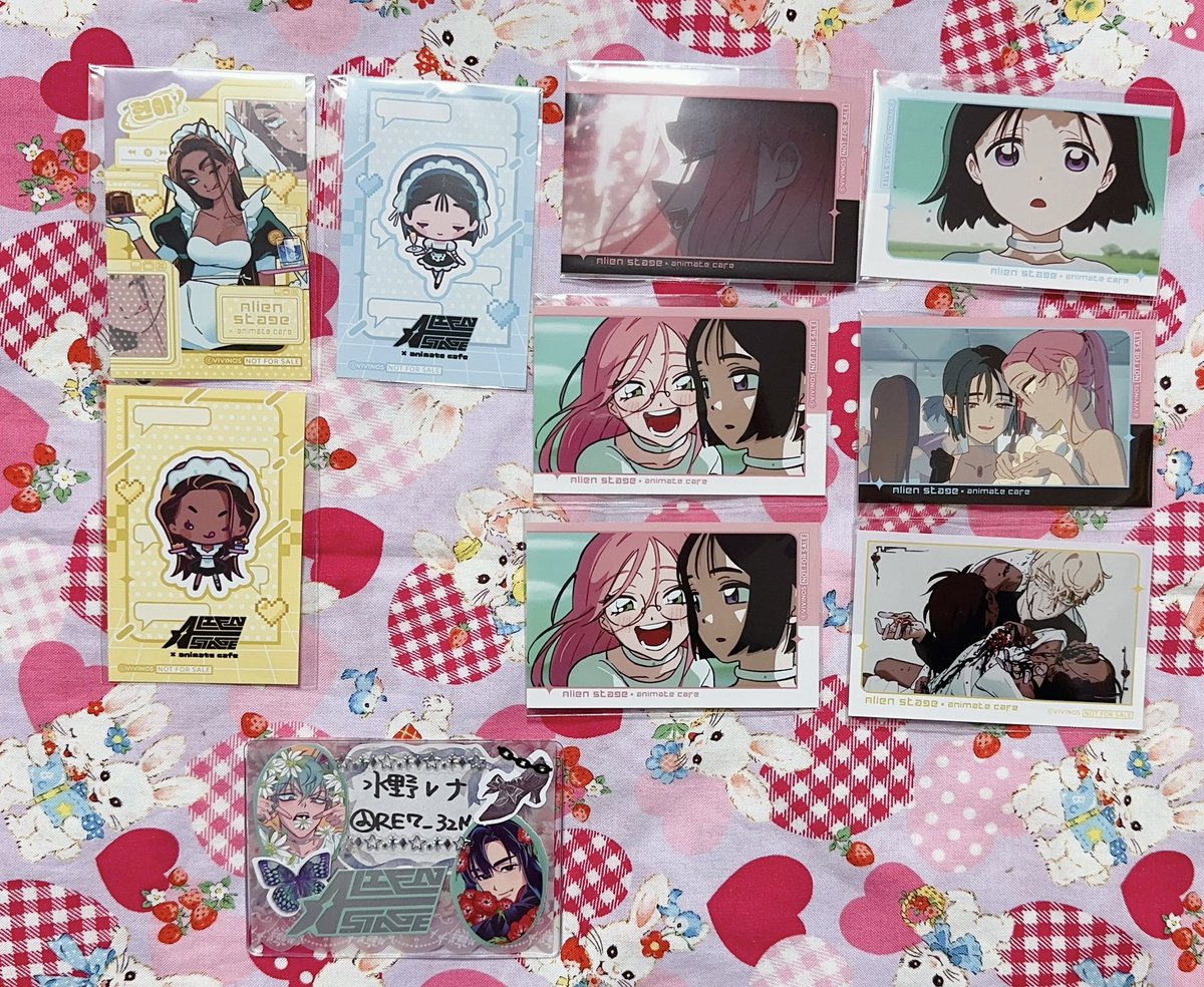 交換希望】alienstage エイリアンステージ エイステ アニカフェ 特典