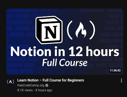12 hours for notion fr?