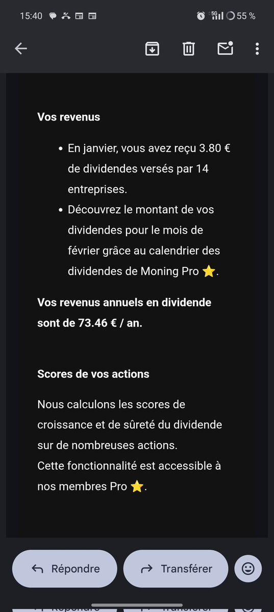 La puissance des intérêts composés 

Effet boule de neige en une image
👇
3.80€ de dividendes et ce n'est que le début