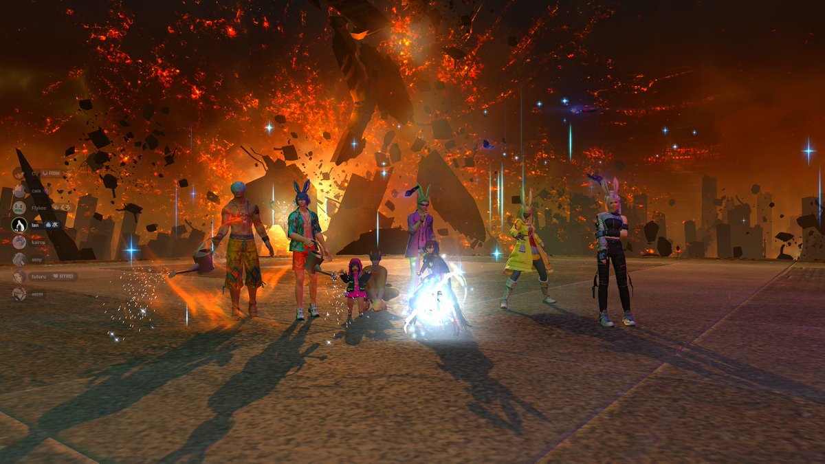 didnt wanna be mushy in front of them but ill miss this group very much (my first ever ACTUAL week 1 clear group) memory forever unlocked 🥹. See y'all around <a href="/bread_crumble/">Bread 🍞</a> <a href="/__tuturu/">tuturu</a> <a href="/Caia_Bun/">Caia 🏳️‍⚧️</a> <a href="/KairosRuiXIV/">Kairos Rui</a> <a href="/senybonito/">Seny</a> @/chessy @/floof