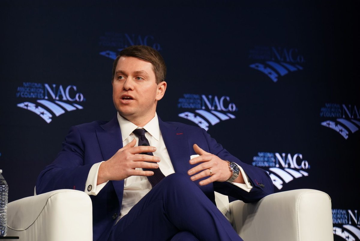 NACoCounties's tweet photo. Thank you @WhiteHouse Director of Intergovernmental Affairs Alex Meyer for addressing county leaders this morning at NACo's Legislative Conference.
#NACoLeg https://t.co/XW3WVyu9NY
