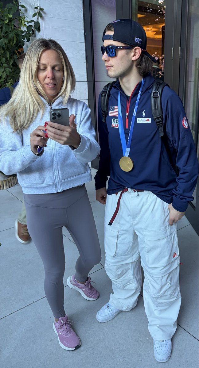 nicoleparkerusa's tweet photo. Jack Hughes is a legend🇺🇸 https://t.co/1yOLa4dA8d