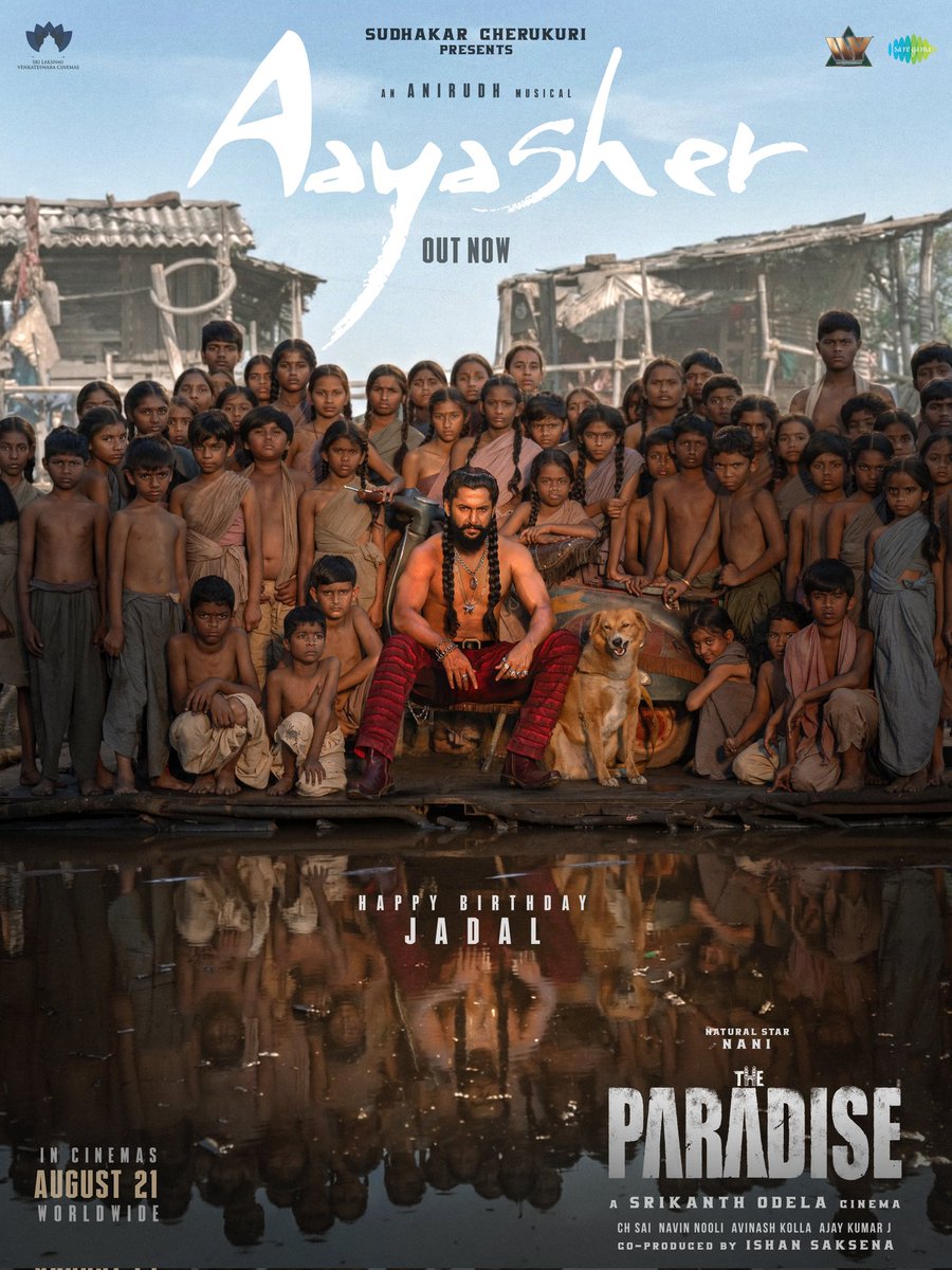 Anna <a href="/NameisNani/">Nani</a> ...Happy Birthday ❤️

#AayaSher out now 🦁
▶️ youtu.be/iAtoZar5W58

#TheParadise 
An <a href="/anirudhofficial/">Anirudh Ravichander</a> musical 🎼

Lyrics by <a href="/LyricsShyam/">Kasarla Shyam</a>.
Sung by <a href="/jangireddy1975/">jangireddy Singer</a> &amp; <a href="/ADevaiah52019/">Akunooridevaiah Devaiah</a>
Choreography by #SudhanMaster