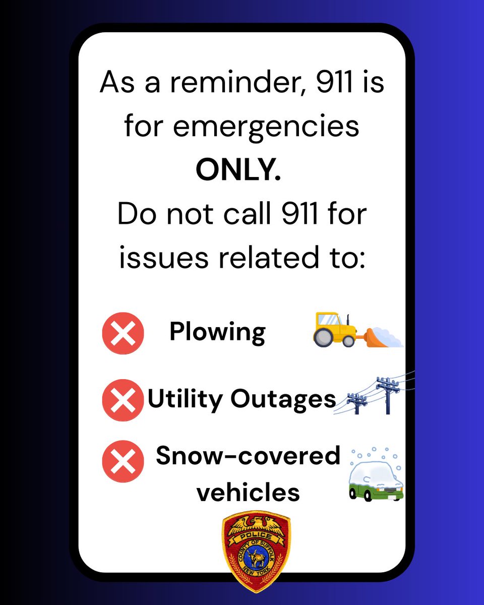 Suffolk County Police Department tweet media