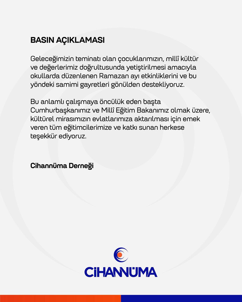 #OkuldaRamazanaDestek