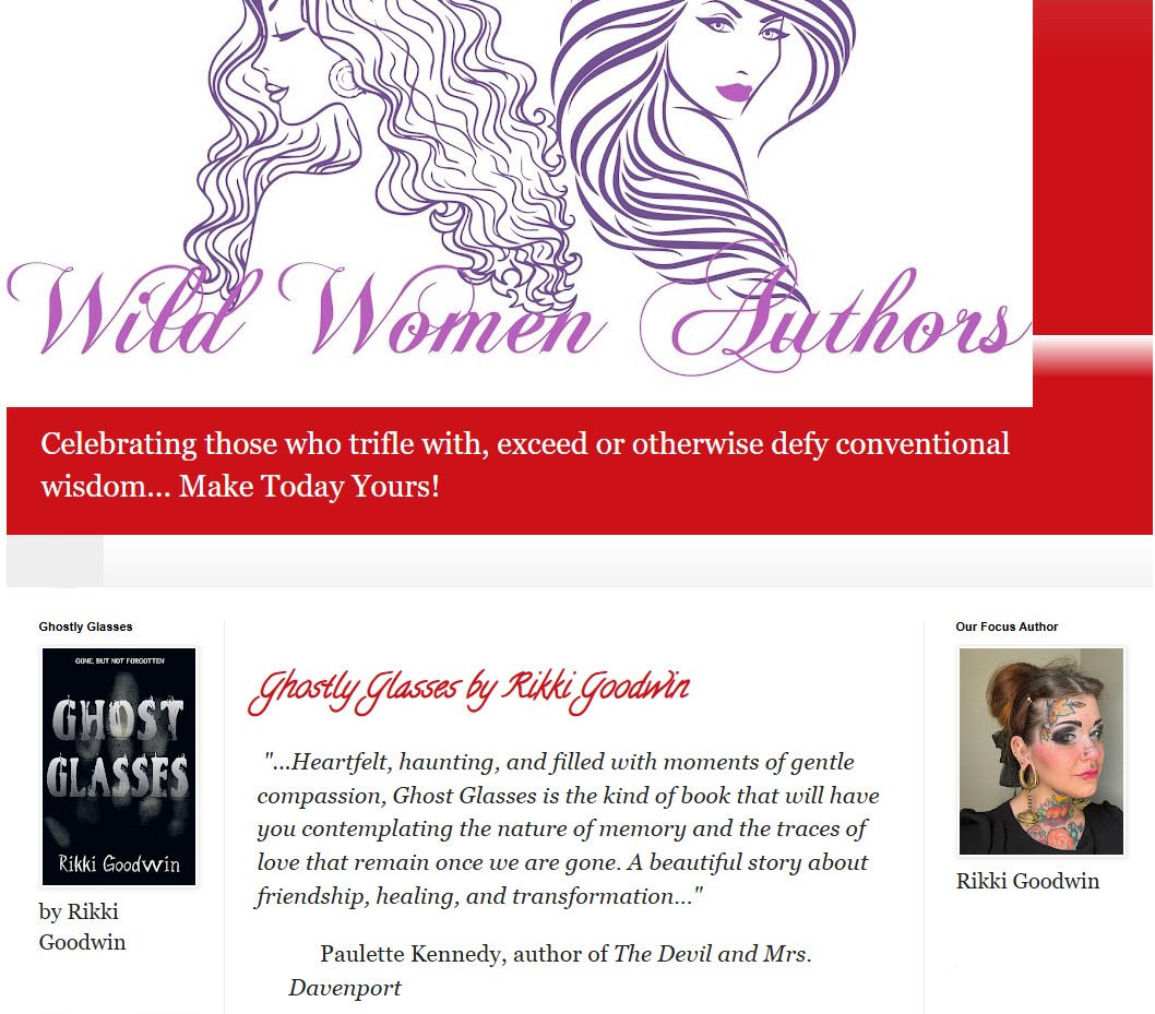RowanProse's tweet image. Check out Rikki Goodwin's feature on Wild Women Author's Blog for her release, GHOST GLASSES.
wildwomenauthorsx2.blogspot.com/2026/02/ghostl… 

#bookblog #blogpost #bookfeature #authorspotlight #booktwt #paranormalnovels