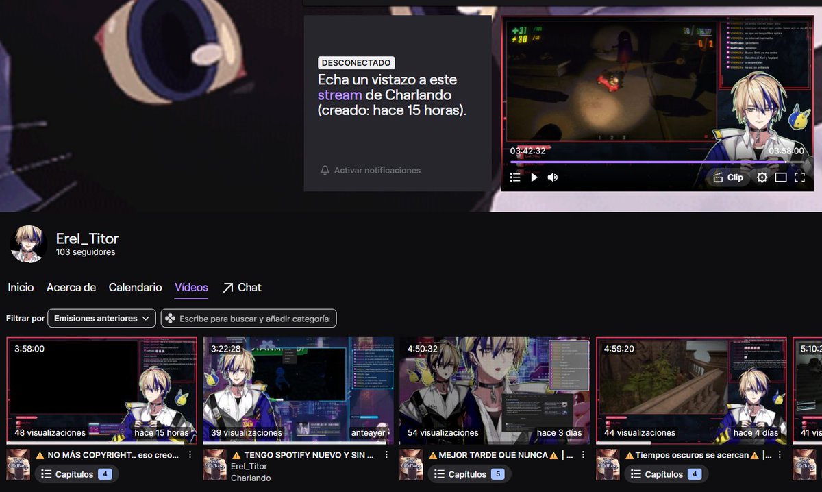 Al fin mis VODs se guardaran sin CopyRight jaja valio la pena configurar todo el audio de OBS😭